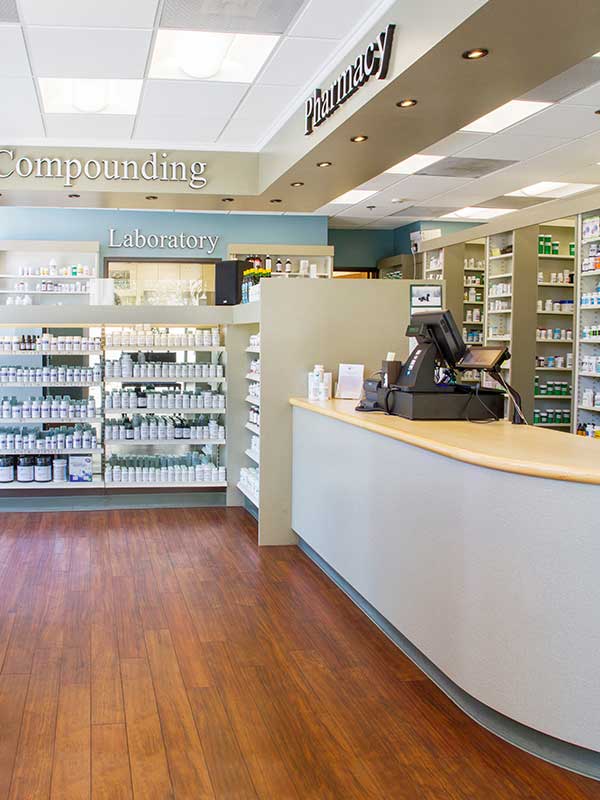 Interior shot of the pharmacy